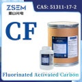 Carbón activado fluorado CAS: 51311-17-2 Material especial de fluorocarbono Material del cátodo de la batería